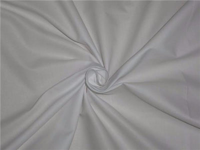 WHITE POLYESTER COTTON FABRIC 58" WIDE [5844]
