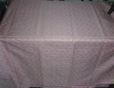 Silk Brocade Fabric Peach, Pink x Ivory Color 44" WIDE BRO523[5]
