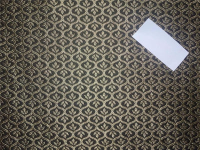Brocade Fabric Black x Gold Color 48" WIDE BRO526[1]