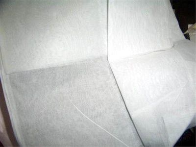 100% cotton organdy fabric white colour 44/60" wide dyeable