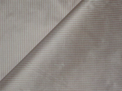 100% Pure Silk Dupioni Fabric Rose Pink and Ivory tiny plaids 54" wide DUP#C90[2]