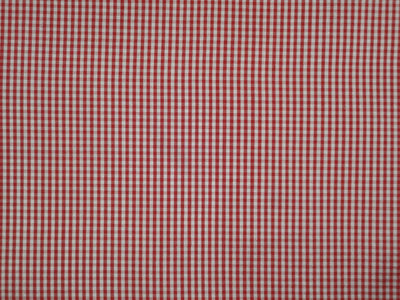 100% Pure Silk Dupioni Fabric Red and white tiny plaids 54" Wide DUP#C90[1]