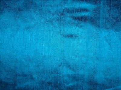 100% Pure Silk Dupioni Fabric Deep Ocean Blue x Pink Shot Color 54" wide with Slub MM72[5]