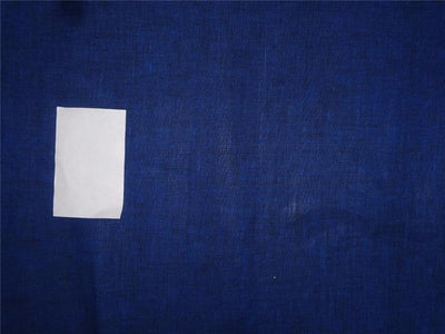 Two Tone Linen 25% COTTON,75% Linen fabric Electric Blue x Black Color 58" wide B2#79[7]