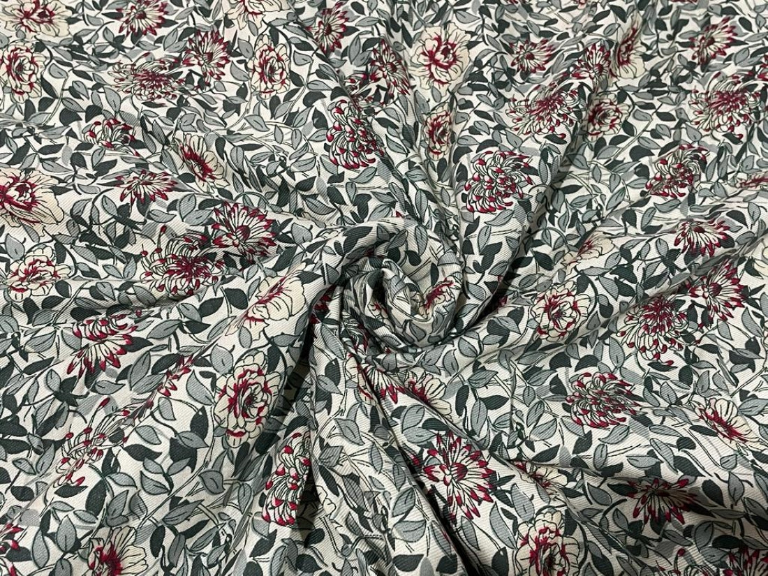 Premium Viscose Twill Printed Fabric ~ 58&quot; wide