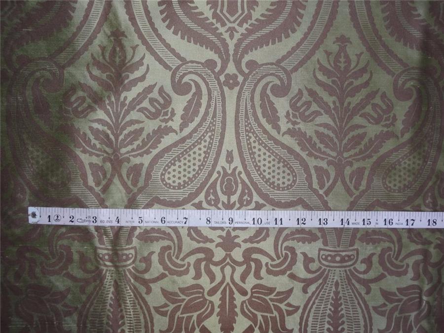 100% pure silk dupioni print slate brown x brown color DUP PRINT # 36[3]
