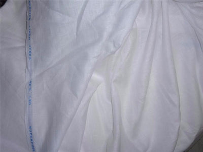 Linen superfine white fabric 40 lea 58" wide 55momme