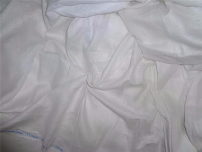 Linen superfine white fabric 40 lea 58" wide 55momme