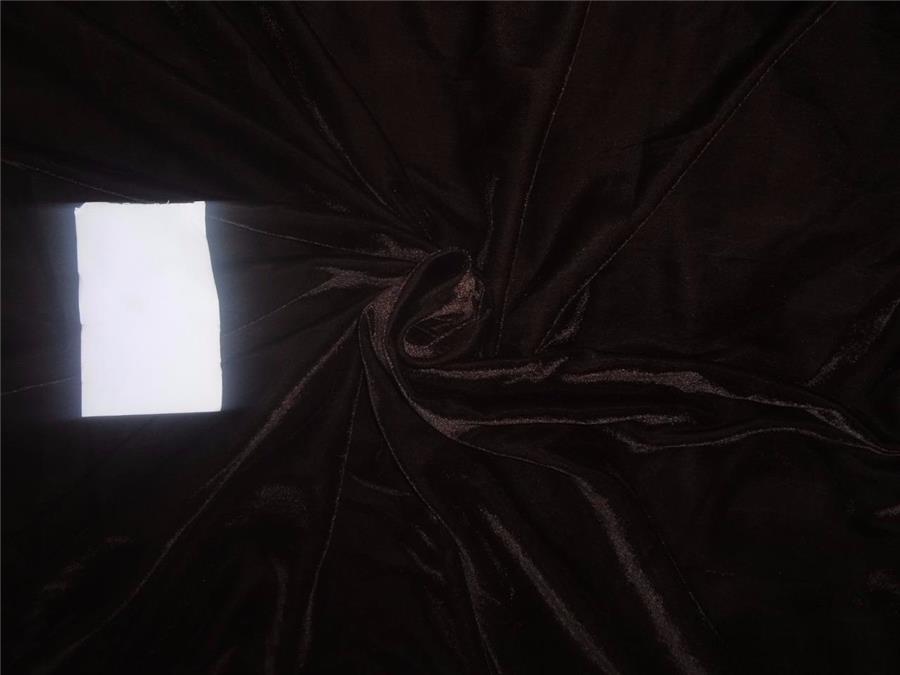 Iridescent Micro Velvet Brown X Black Fabric ~ 44&quot; wide[7829]