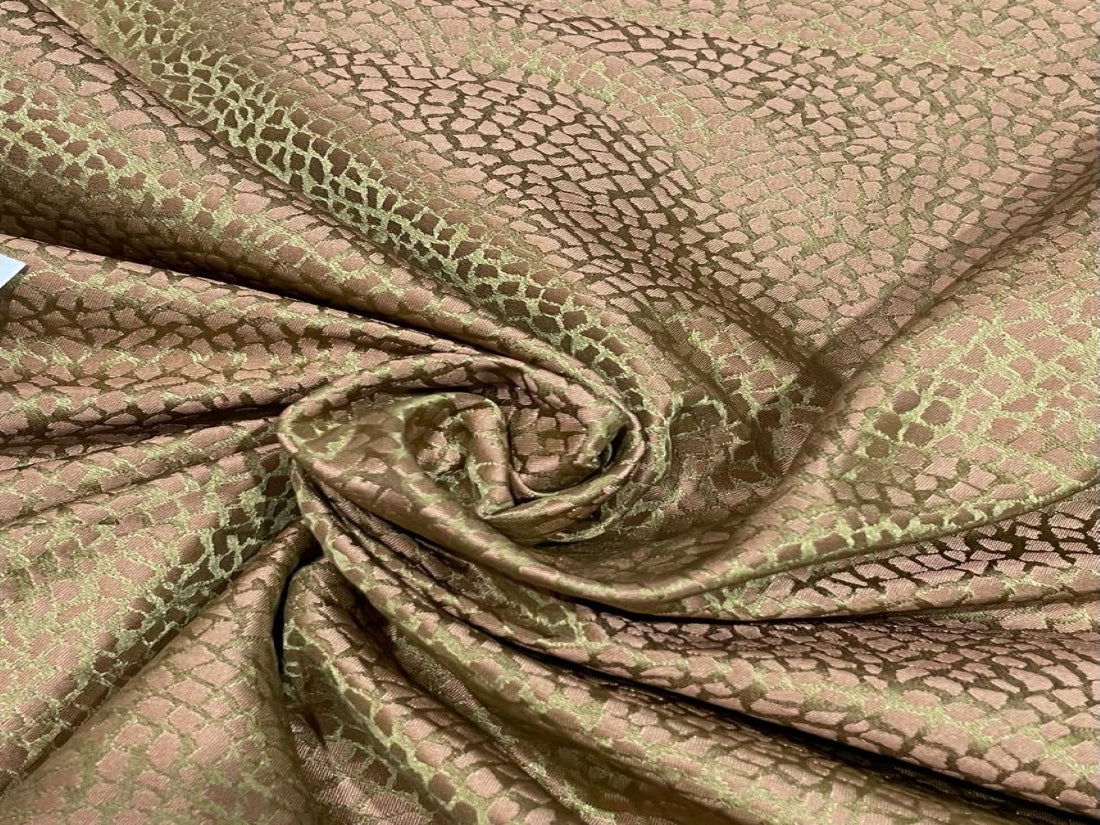 100% Silk taffeta Jacquard fabric 54" wide