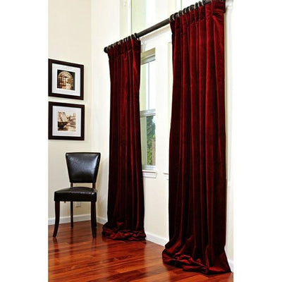 45 MOMME SILK DUTCHESS SATIN FABRIC burgundy red color 54" wide
