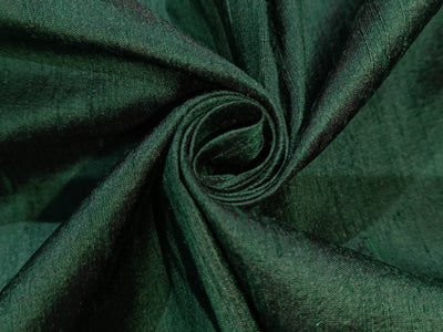 100% pure silk dupioni fabric green 54" with slubs by the yard MM106[1]