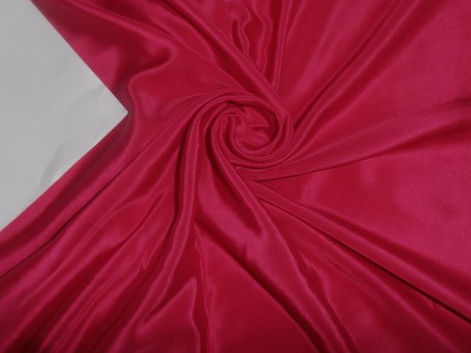 pure silk cdc crepe fabric 18 mm weight /54 inches wide/137 cms,fuchsia pink