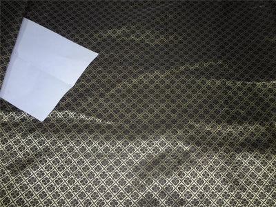 Brocade Black x mettalic Gold Color 44&quot;BRO553[1]