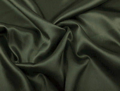Seaweed Green viscose modal satin weave fabric ~ 44&quot; wide.(97)[11333]