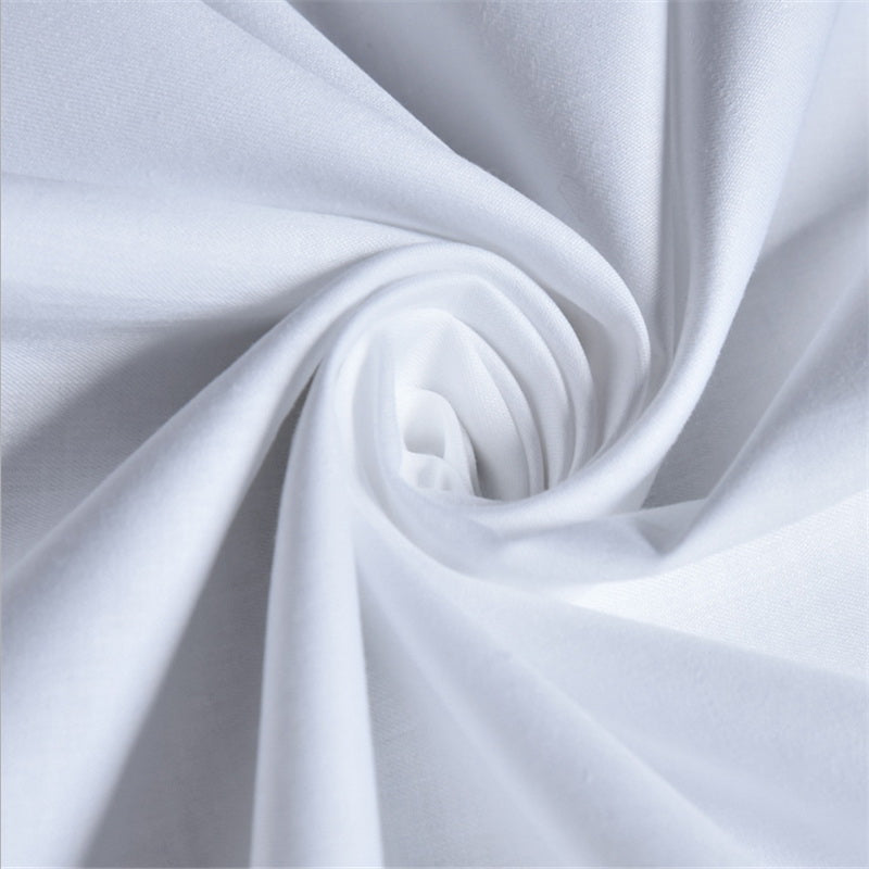 Plain White Micro Sheeting Fabrics 234 cms inches wide / 92" wide
