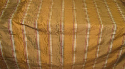 Silk Dupioni Brown Colour plaids Fabric 54" wide DUP#C93[3]