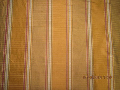 Silk Dupioni Brown Colour plaids Fabric 54" wide DUP#C93[3]