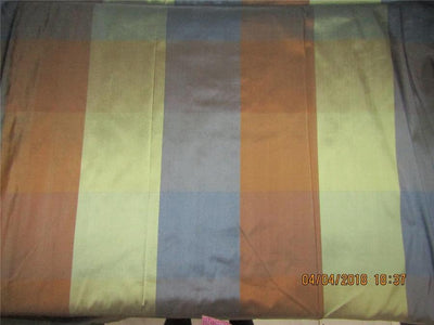 SILK Dupioni Checks FABRIC MULTI Color 54" WIDE DUP#C93[2]