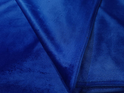 ITALIAN VELVET High Quality Fabric 58" wide available in three colors [ white,royal blue,navy]
