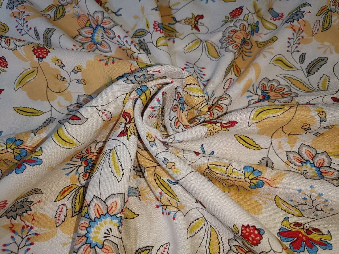 100% Rayon Digital Print fabric 58" wide available in two designs[12673/12674]