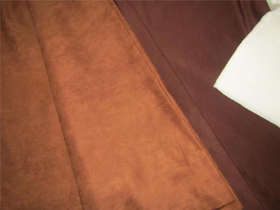 Tan Brown Color Scuba Suede Knit fashion wear fabric 59" wide[8657]