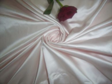 100% silk baby pink dutchess satin 60" wide