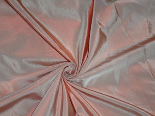 100% Pure SILK TAFFETA FABRIC Blush colour 54" wide TAF#196