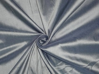 Pure SILK Dupioni FABRIC Dusty Blue color 54&quot;DUP#157[1]