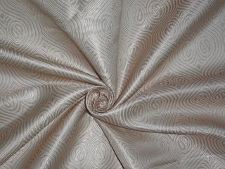 Silk Brocade fabric Cream & Metallic Gold color 44" wide BRO243[5] 1 YD  0.75 YDS 2 LENGTHS