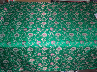 54&quot; wide silk x viscose &amp; mettalic fabric brocade/jacquard