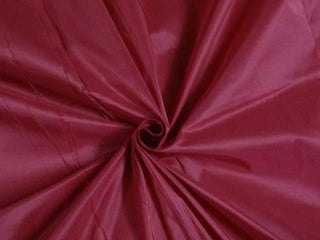 100% Pure SILK TAFFETA FABRIC Berry color 2.45 yards continuous piece 60" wide TAF#198[12]