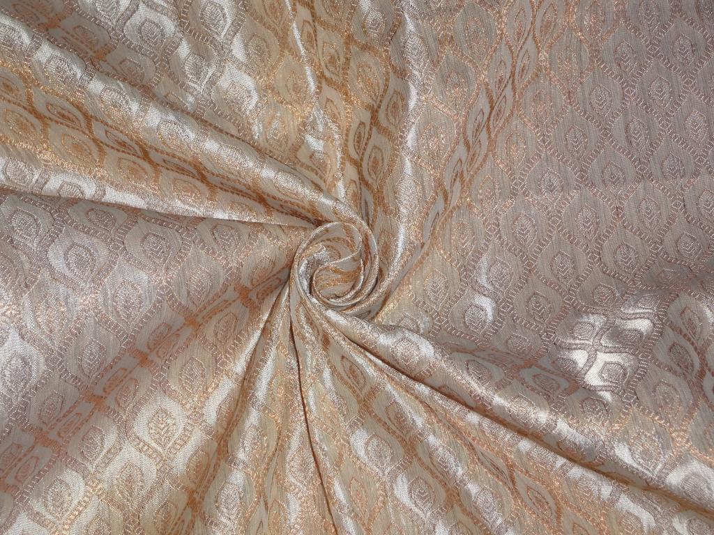 Spun Brocade Fabric Metallic Gold BRO252[2]