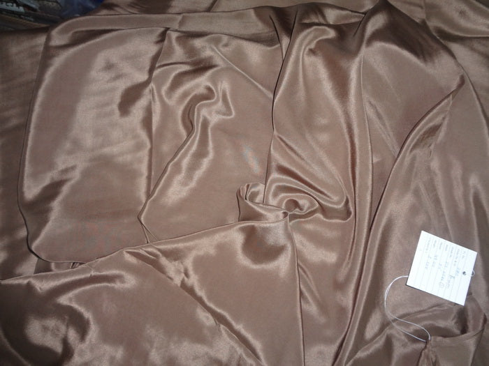 gorgeous Pure Silk crepe fabric 54&quot;-taupe brown