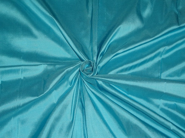 100% PURE SILK DUPION FABRIC TIFFANY BLUE colour 54" wide PKT212[2]