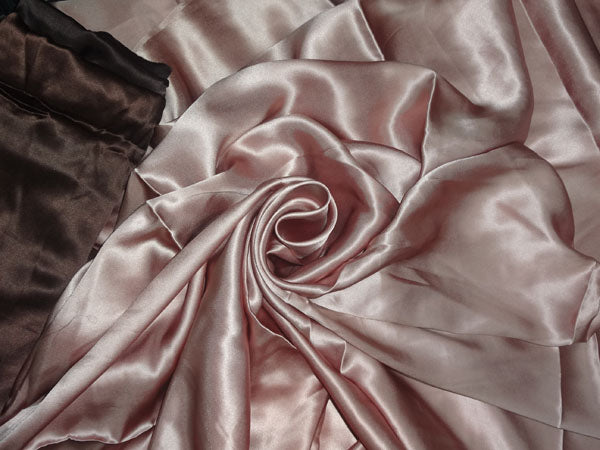 100% PURE SILK SATIN FABRIC 95 GRAMS DUSTY ROSE colour 54" wide MIX_BACK1[7]