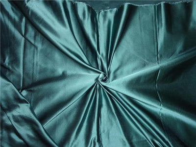 100% silk dutchess satin fabric bottle green color 58" wide 66 momme