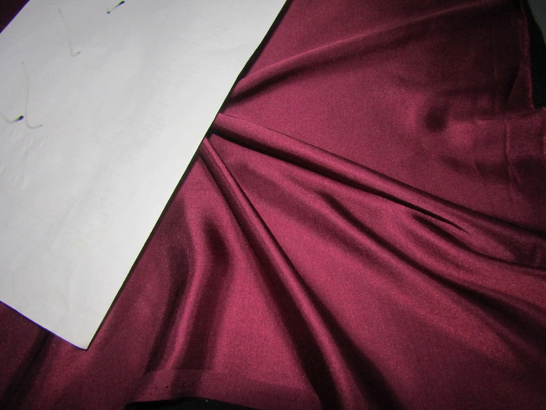 Aubergine viscose modal satin weave fabric ~ 44&quot; wide.(26)[10059]