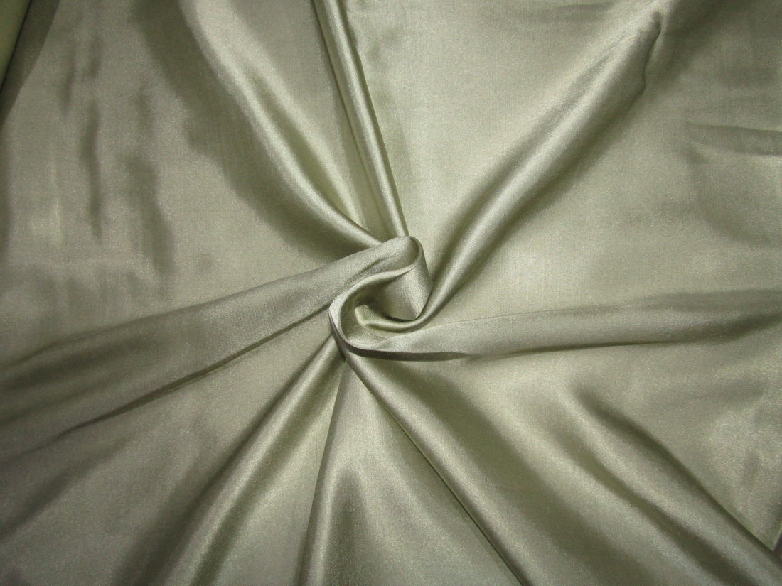 Light Olive Green viscose modal satin weave fabric ~ 44&quot; wide.(29)[10058]