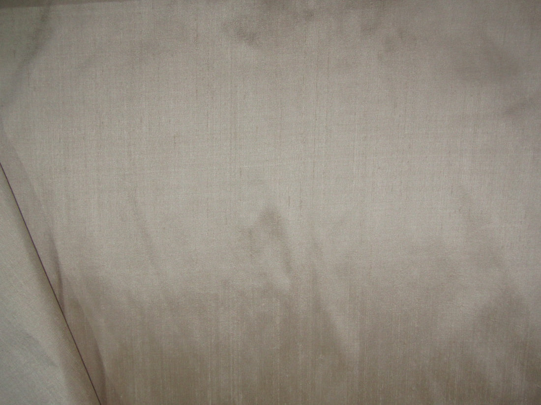 100% pure silk dupioni fabric beige 44" wide with slubs MM102[3]