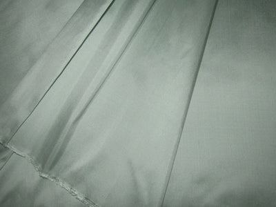 Pure SILK DUPIONI FABRIC ivory x mint color 54&quot; wide