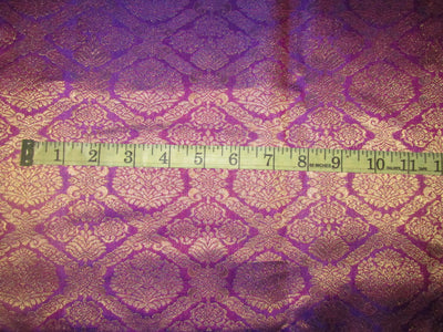 100% Pure Silk Brocade fabric Purple and Blue 44" wide BRO 804[1]/[2]