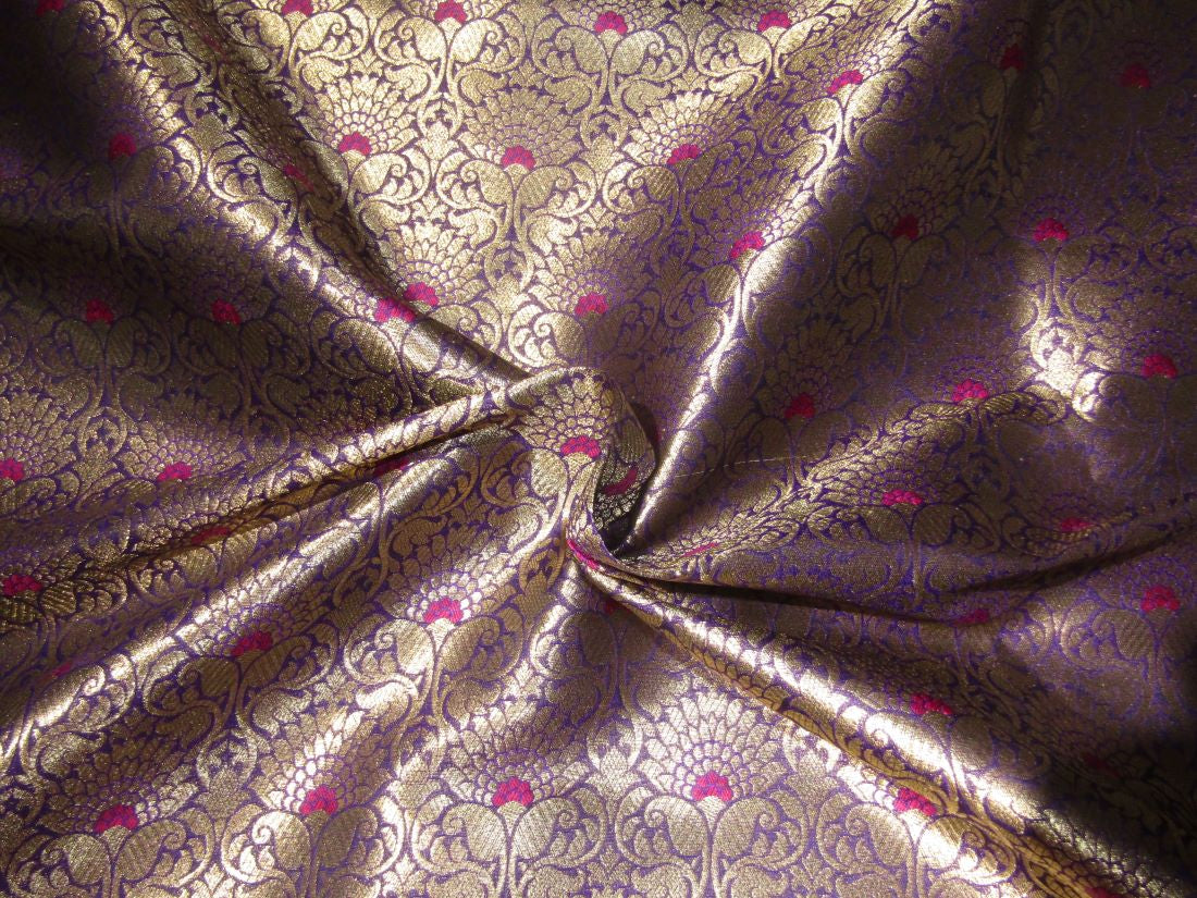 Silk Brocade fabric available in three colors 44" wide BRO806[1]-[3]