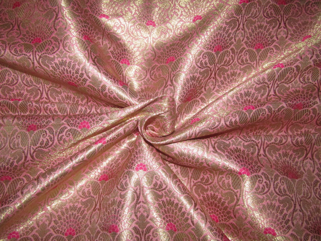 Silk Brocade fabric available in three colors 44" wide BRO806[1]-[3]