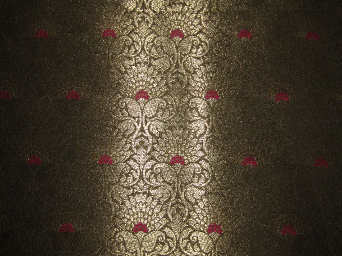 Silk Brocade fabric available in three colors 44" wide BRO806[1]-[3]