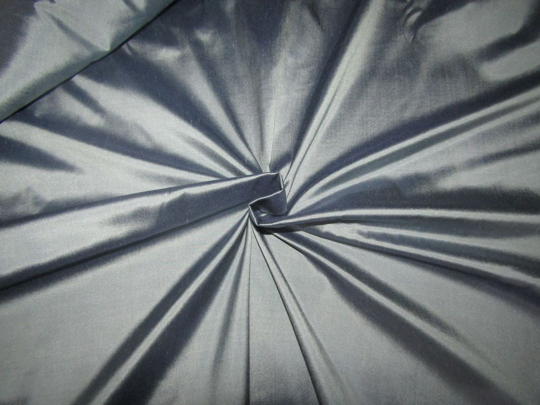 100% PURE SILK DUPIONI Cloudy Blue Fabric 54" wide DUP#352[2]