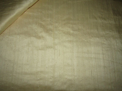 Silk Dupioni dark cream Fabric 54" wide with slubs MM6[5]