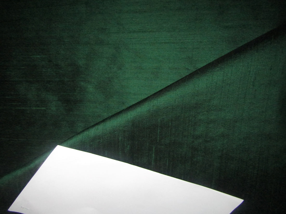 SILK Dupioni FABRIC dark green 44" wide with slubs MM57[1]