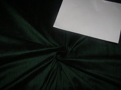SILK Dupioni FABRIC dark green 44" wide with slubs MM57[1]