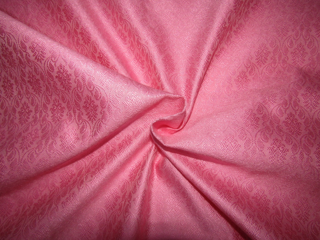 Silk Brocade fabric PINK 44" wide BRO739[2]